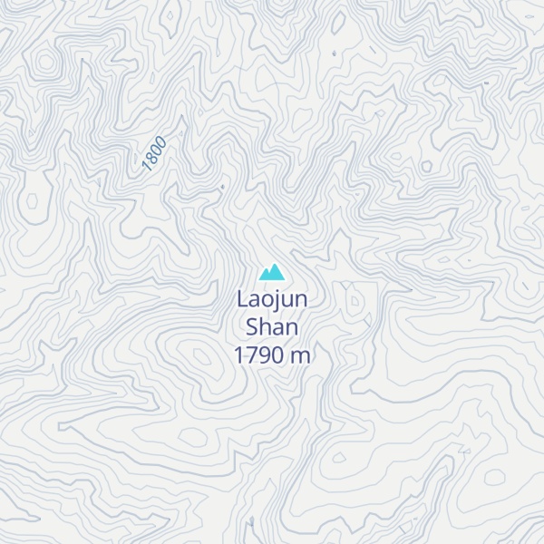 Map of Laojun Shan