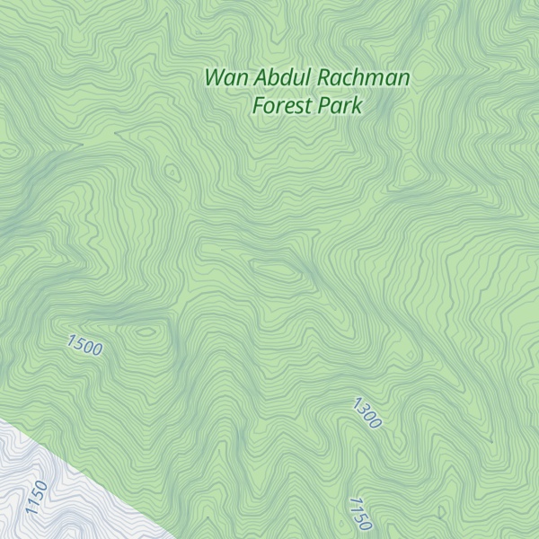 Map of Gunung Ratai