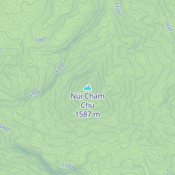 Map of Núi Cham Chu