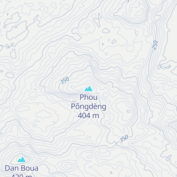 Map of Phou Pôngdèng