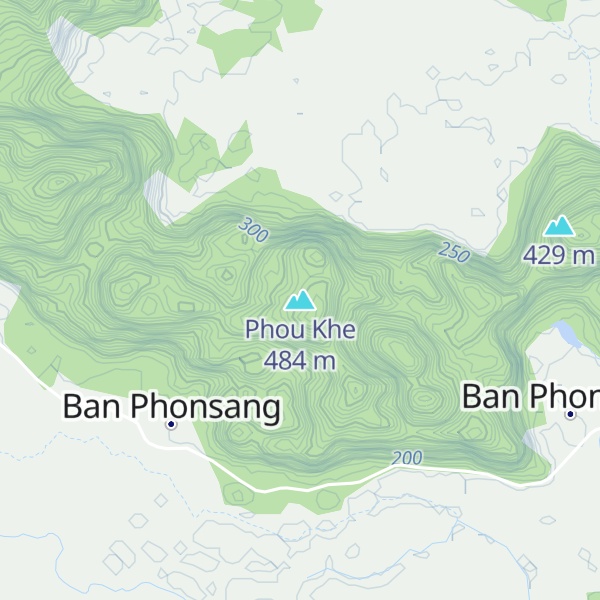 Map of Phou Khe