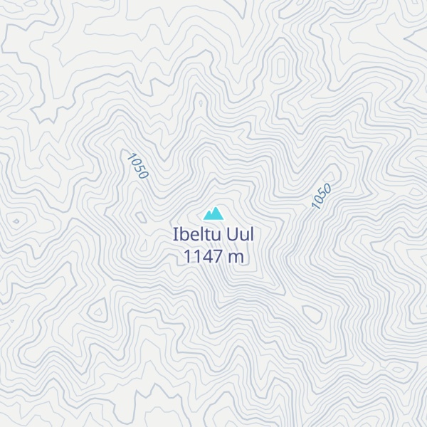 Map of Ibeltu Uul