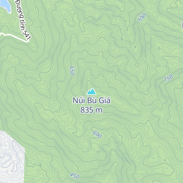 Map of Núi Bù Giá