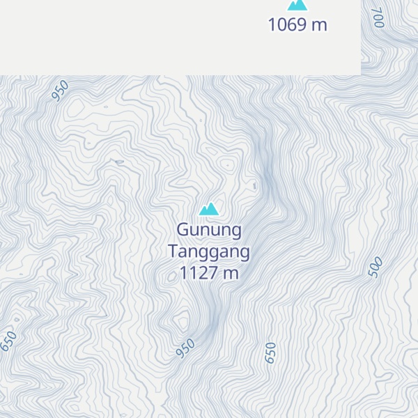 Map of Gunung Tanggang