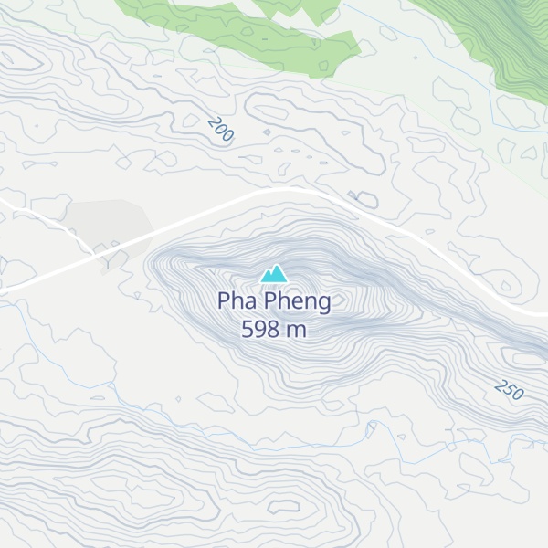 Map of Pha Pheng