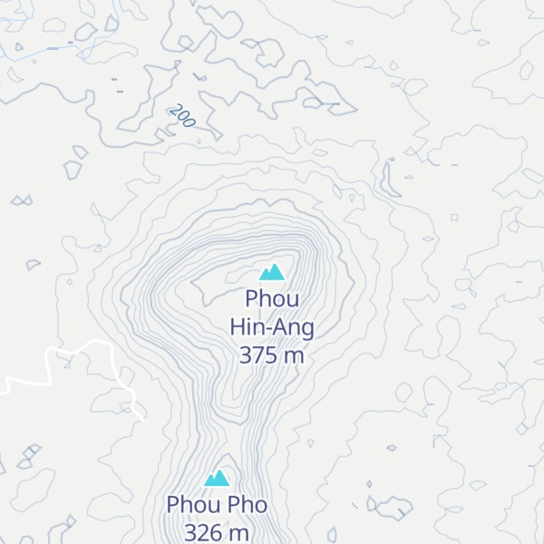 Map of Phou Hin-Ang