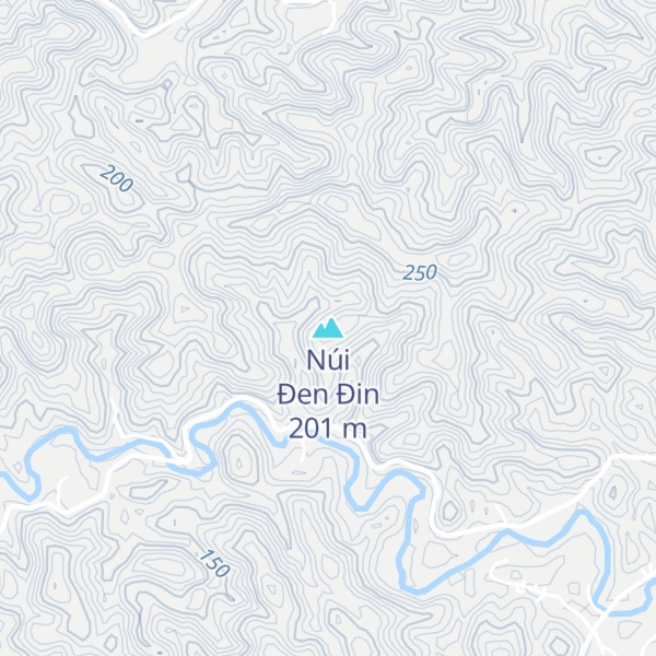 Map of Núi Đen Đin