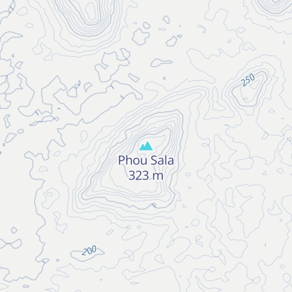 Map of Phou Sala