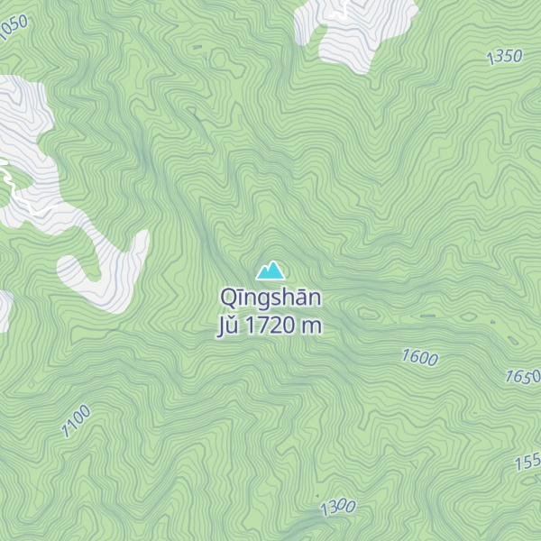 Map of Qīngshān Jǔ