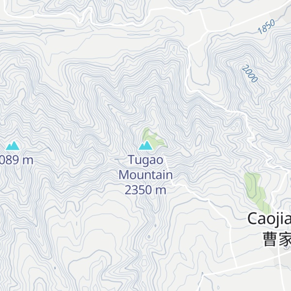 Map of Tugao Mountain