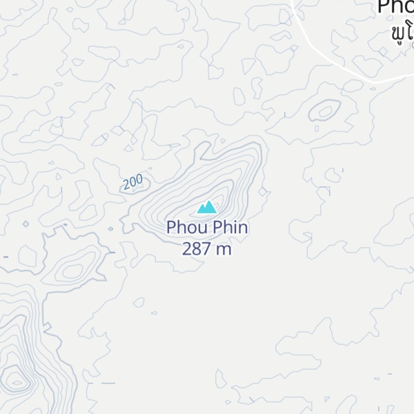 Map of Phou Phin