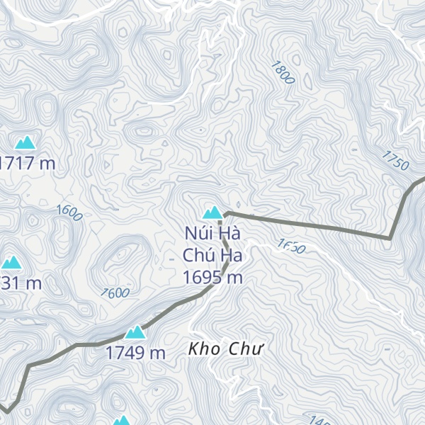 Map of Núi Hà Chú Ha