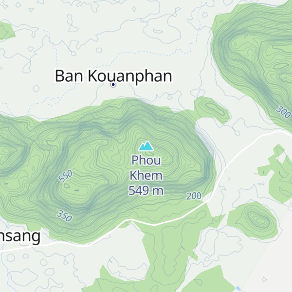 Map of Phou Khem