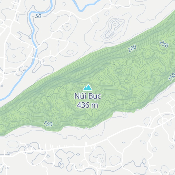 Map of Núi Bục