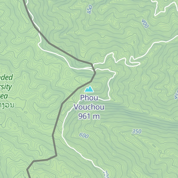 Map of Phou Vouchou