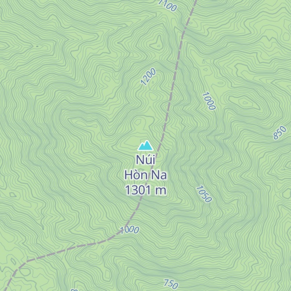 Map of Núi Hòn Na