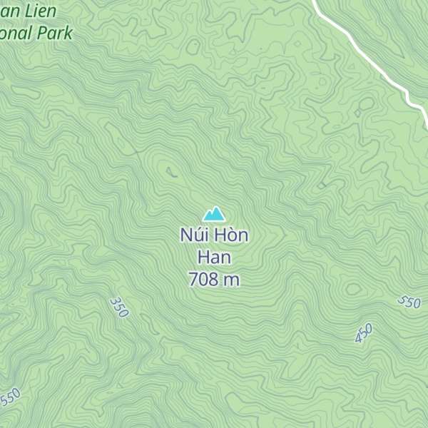 Map of Núi Hòn Han