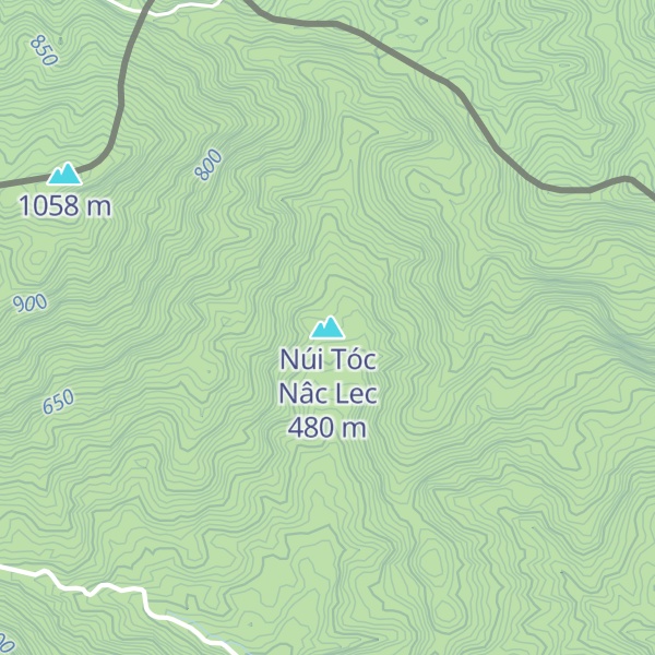 Map of Núi Tóc Nâc Lec