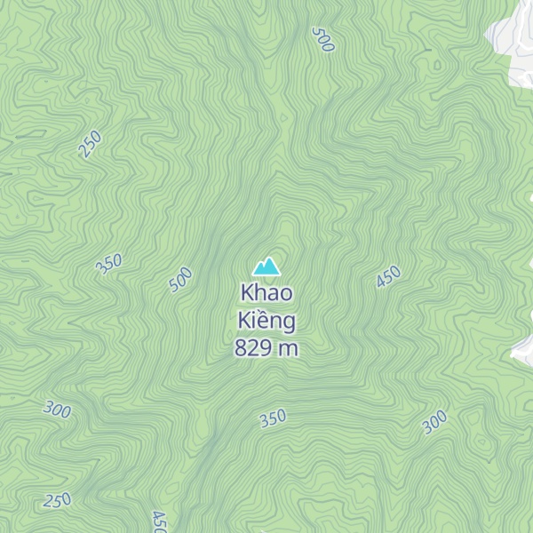 Map of Khao Kiềng