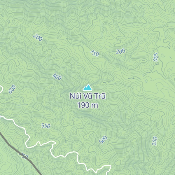 Map of Núi Vũ Trũ