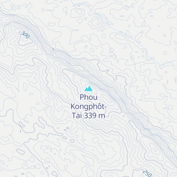 Map of Phou Kongphôt-Tai