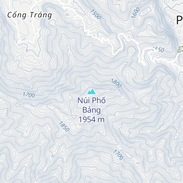 Map of Núi Phố Bảng