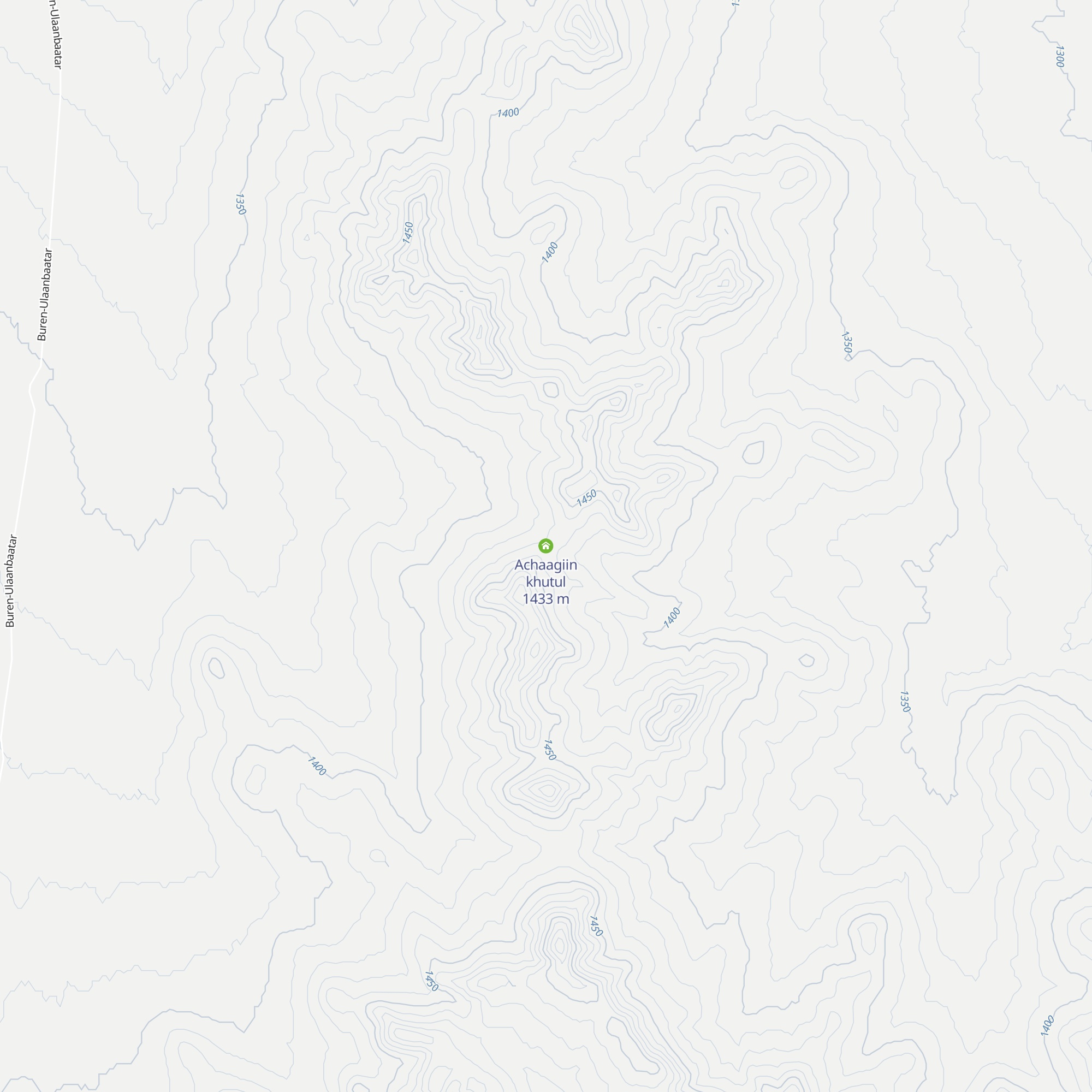 Achaagiin khutul map