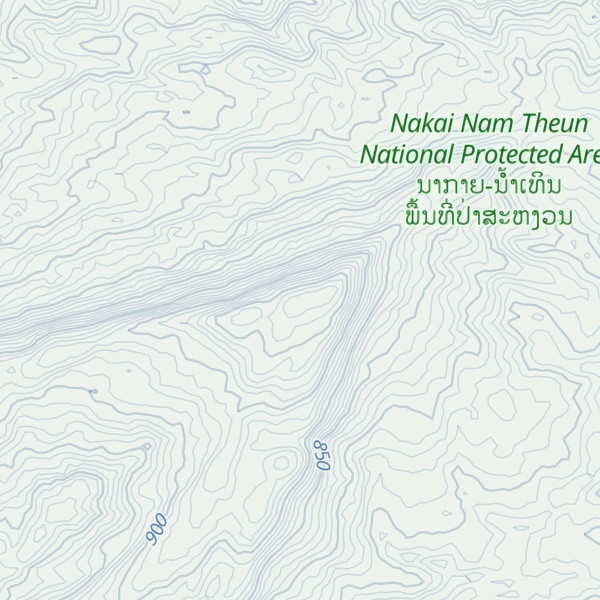 Map of Phou Kalang-Gnai