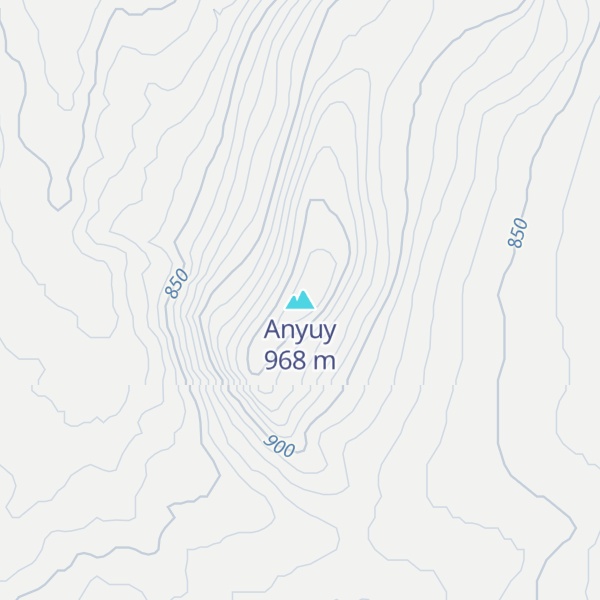 Map of Anyuy