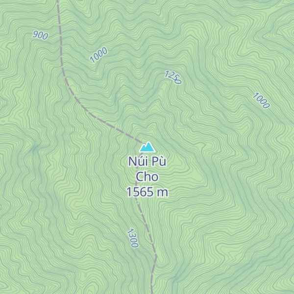 Map of Núi Pù Cho
