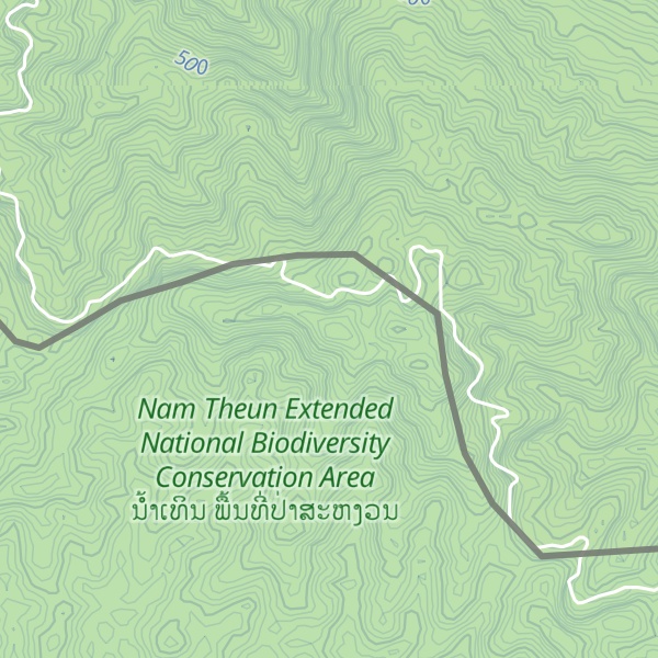 Map of Phou Chôk-Hao