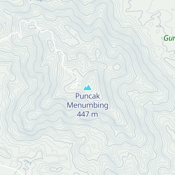 Map of Puncak Menumbing