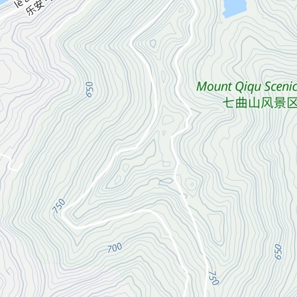 Map of Mount Qiqu