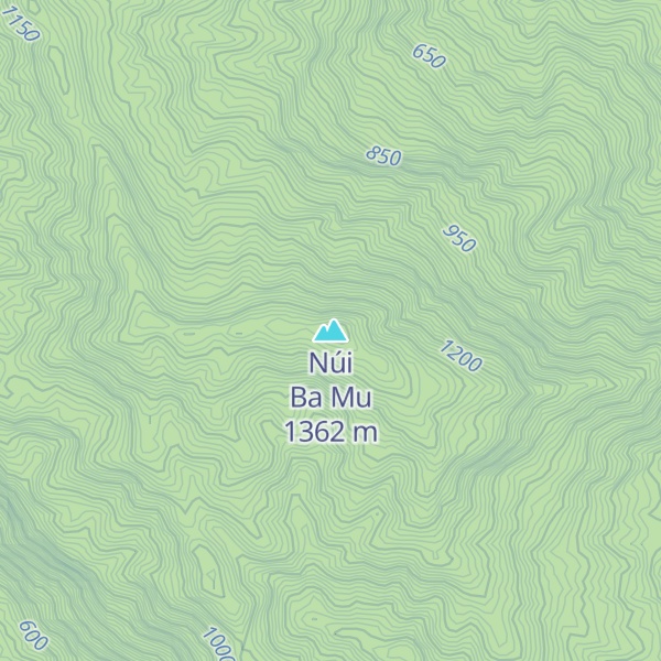 Map of Núi Ba Mu