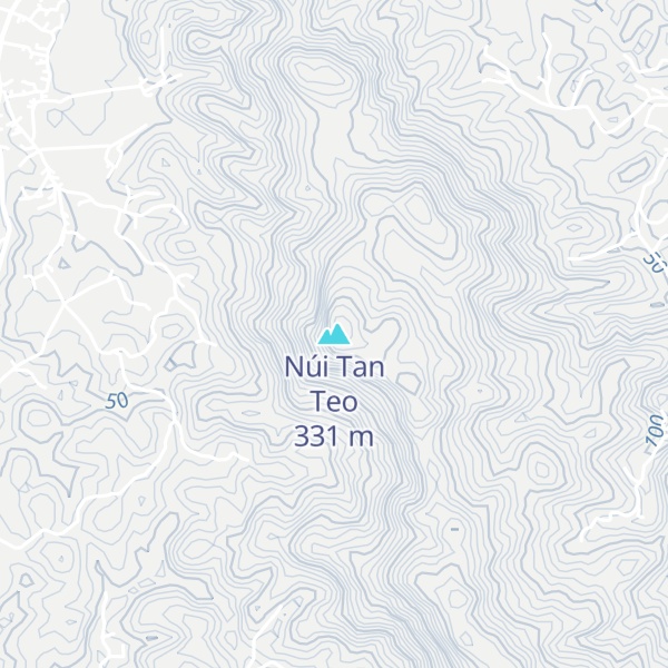 Map of Núi Tan Teo