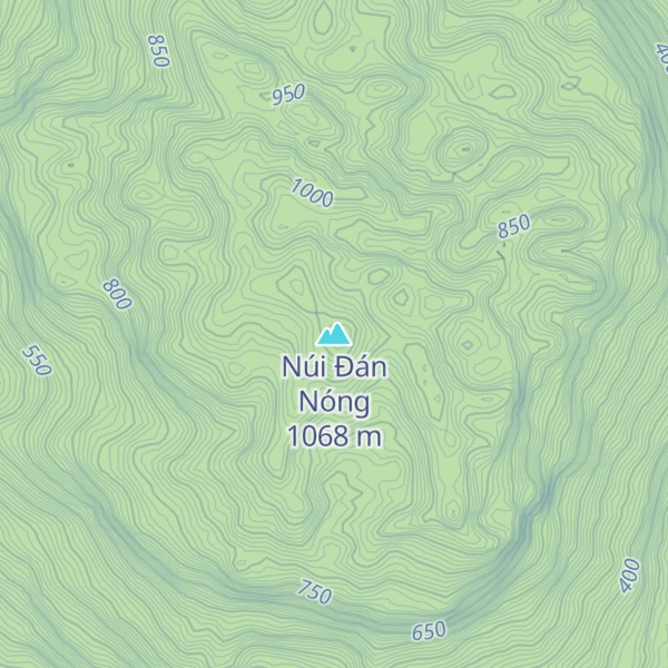 Map of Núi Đán Nóng