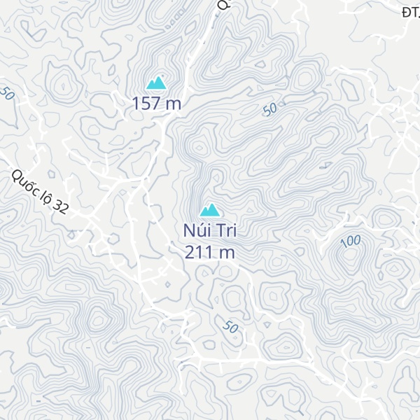 Map of Núi Tri