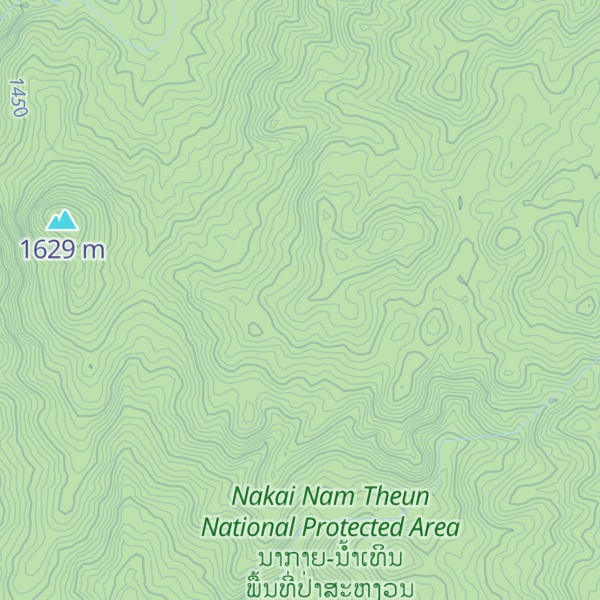 Map of Phou Noy