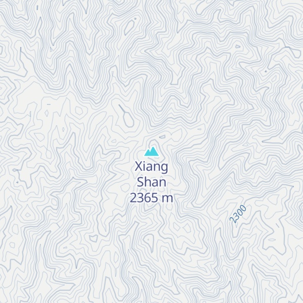 Map of Xiang Shan