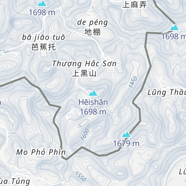 Map of Hēishān