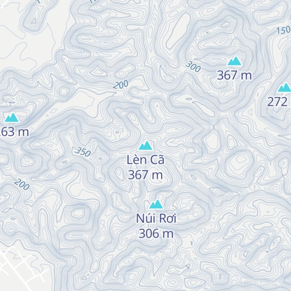Map of Lèn Cã