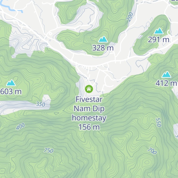 Map of Fivestar Nam Dip homestay