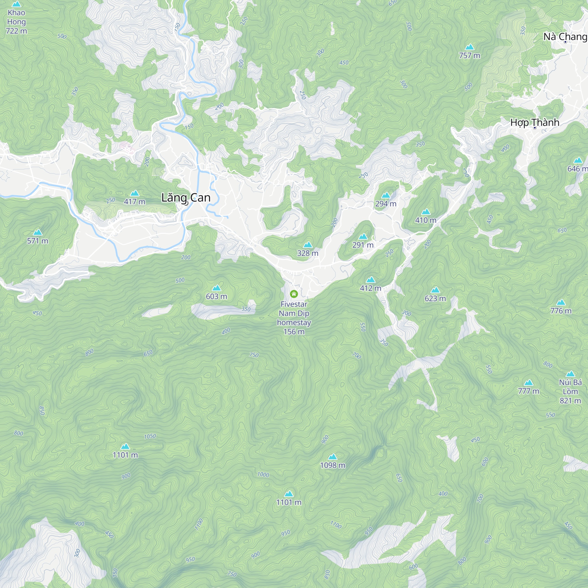 Fivestar Nam Dip homestay map