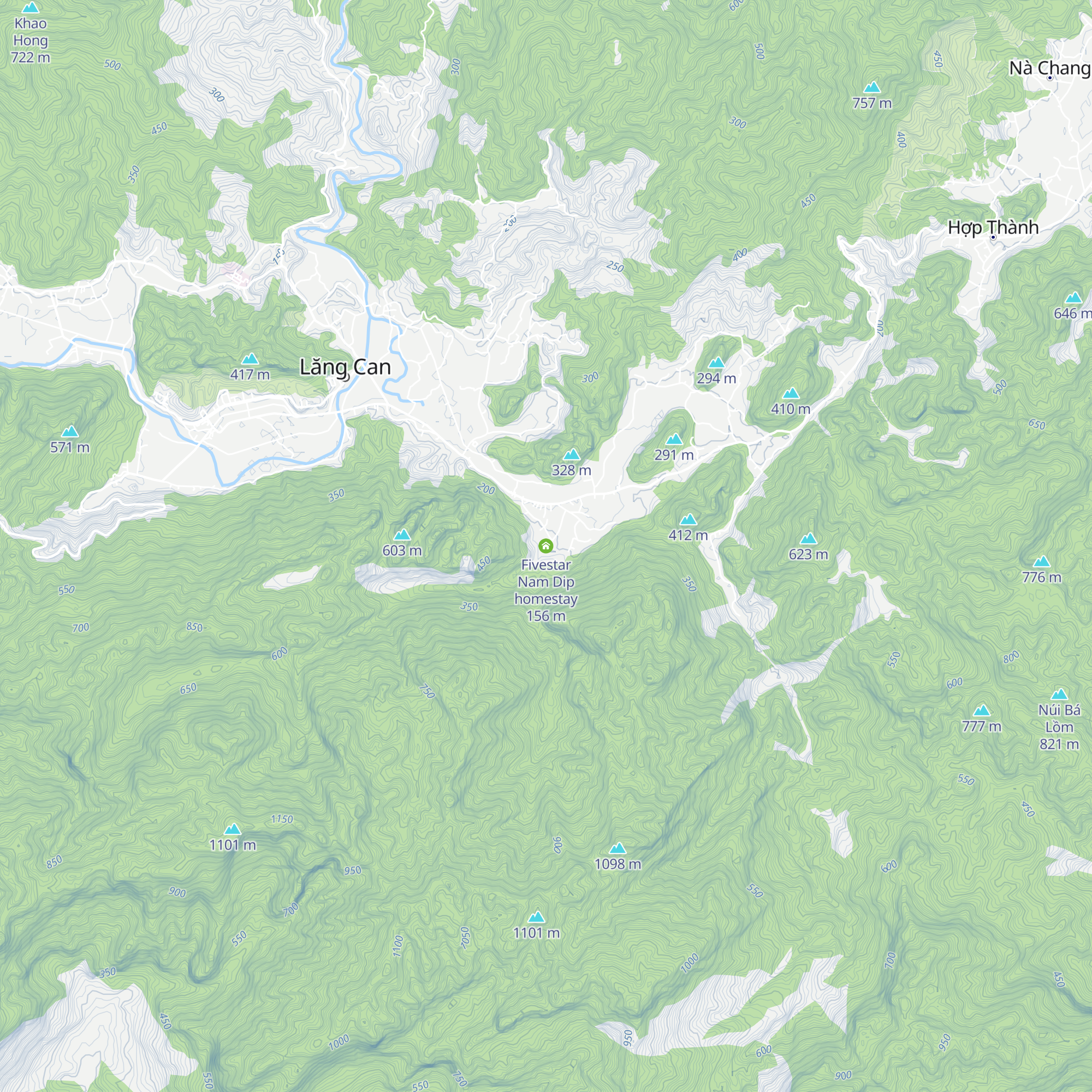 Fivestar Nam Dip homestay map