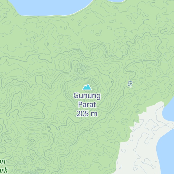 Map of Gunung Parat