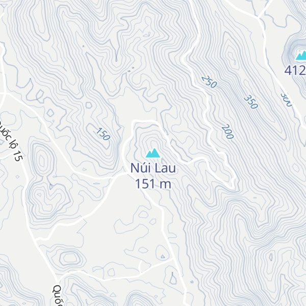 Map of Núi Lau