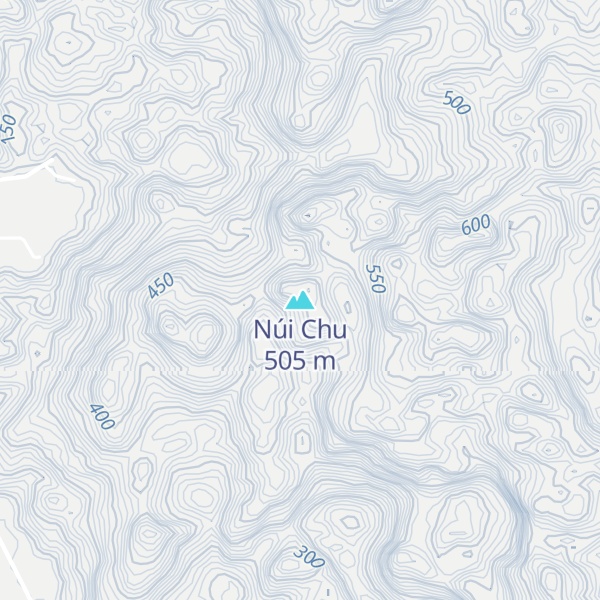 Map of Núi Chu