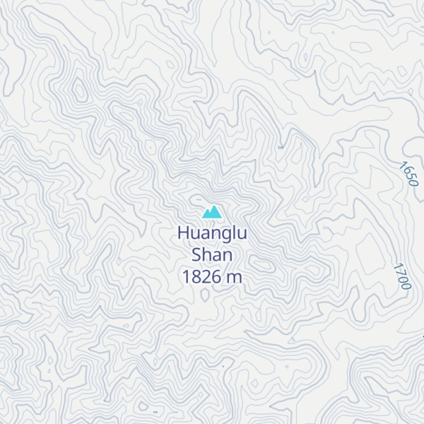 Map of Huanglu Shan