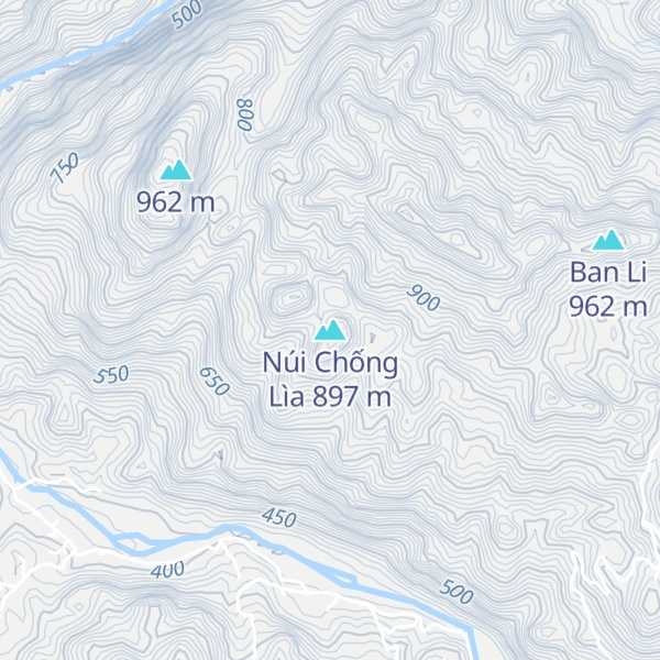 Map of Núi Chống Lìa
