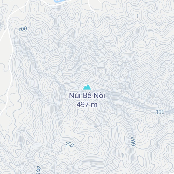 Map of Núi Bê Nòi
